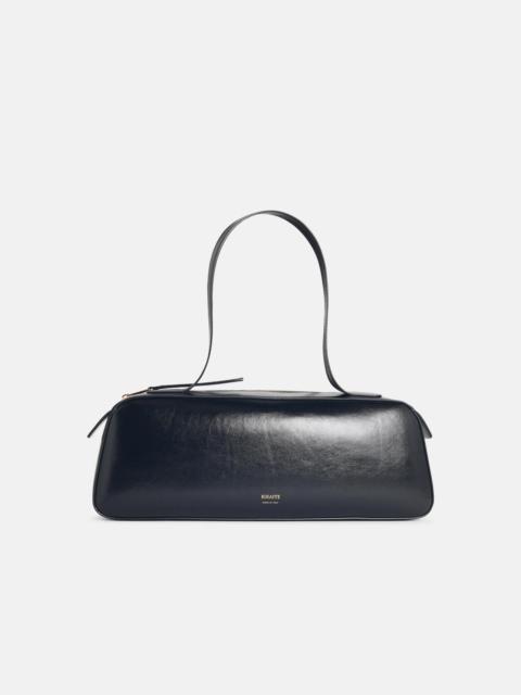 KHAITE 'SIMONA' BLACK LEATHER BAG