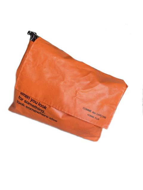 Comme Des Garçons Orange Safety Vinly Cross Body Bag