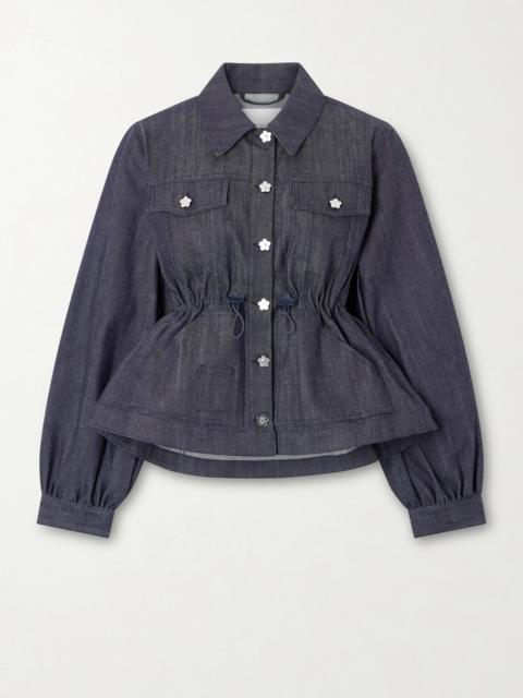 CECILIE BAHNSEN Cbcandida Peplum Denim Jacket