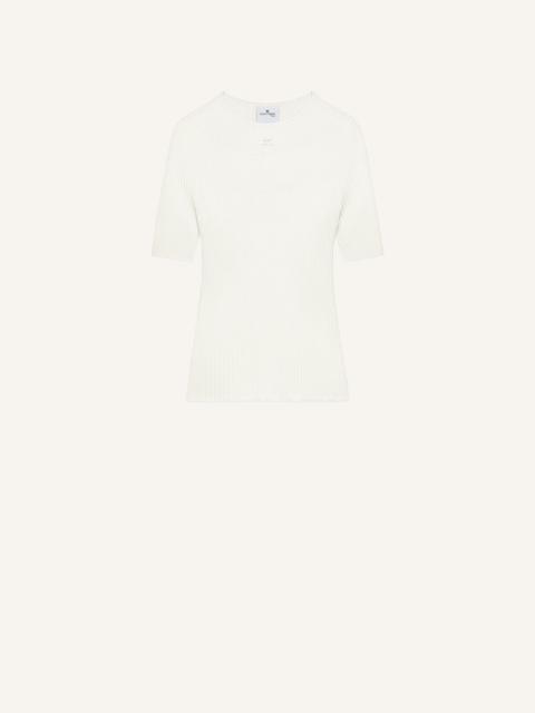 courrèges SOLAR LIGHT RIB SWEATER
