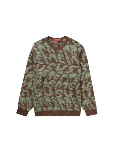 Supreme Supreme Stacked Sweater Brown