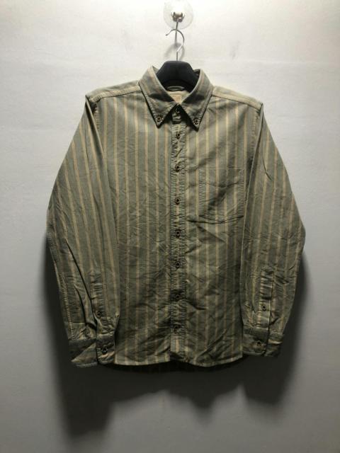 BEAMS PLUS BEAMS Co Shirt Selvedge Line Striped Style Japan Workwear