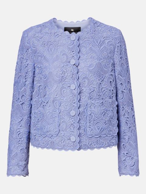 Etro Paisley lace jacket