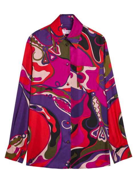 PUCCI Pucci Camicia Printed Silk Shirt