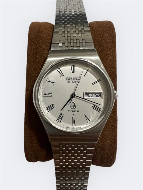 Other Designers Vintage 70s Seiko Type ll Roman Indices, 4336-8040