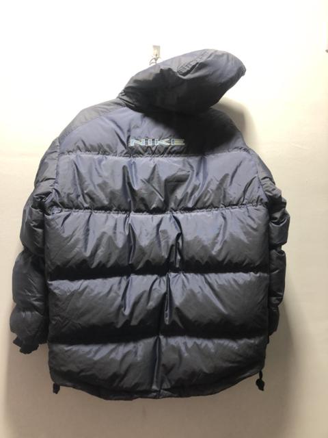 Nike Vintage NIKE Puffer Jacket Spell Out Hoodie