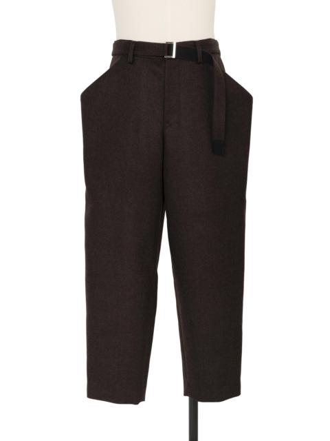 sacai Wool Melton Pants
