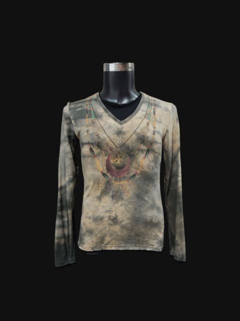 SEMANTIC DESIGN Black Label Tribal Cotton Rayon T-shirt