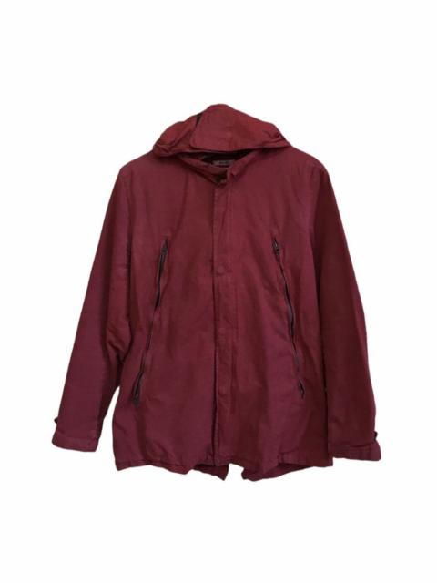 Other Designers Archival Clothing - Frequency Button Up Hooded Zipped Parka