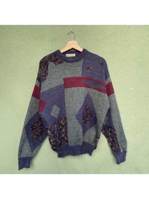 Other Designers Japanese Brand - Vintage KICK BROWN Rare Design Knitwear Sweater Jumper