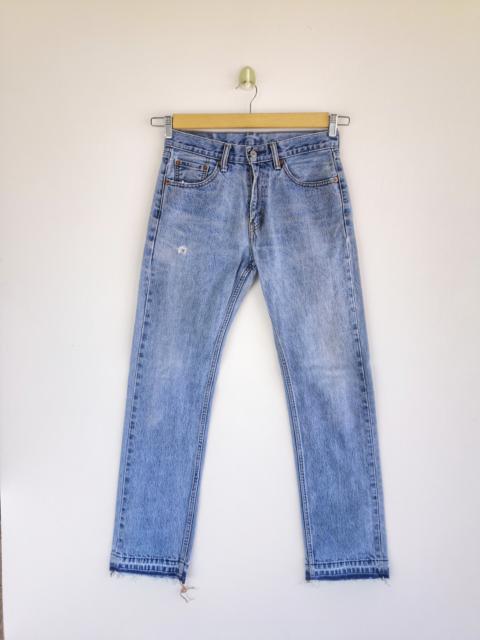 Other Designers Vintage - Vintage Levis Jeans Distress Released Hem Levis 505 Denim