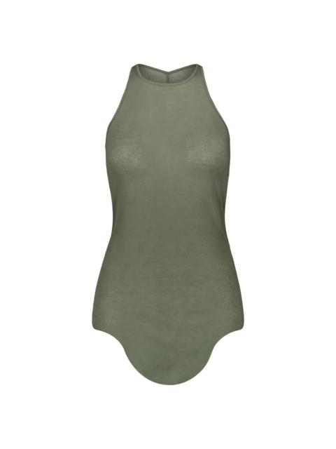 RICK OWENS Round Neck Ribbed Tank Top