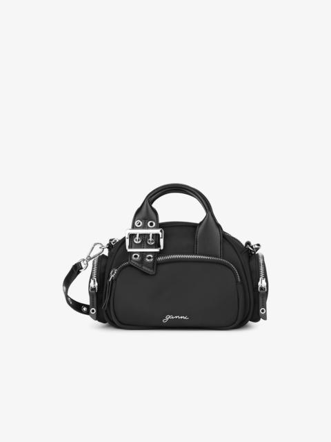 GANNI BLACK MINI POLOCHON BAG