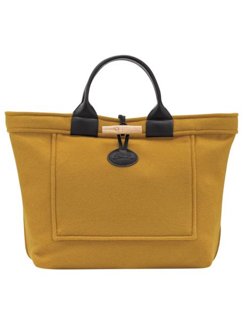 Longchamp Le Roseau L Tote bag Nutmeg - Canvas