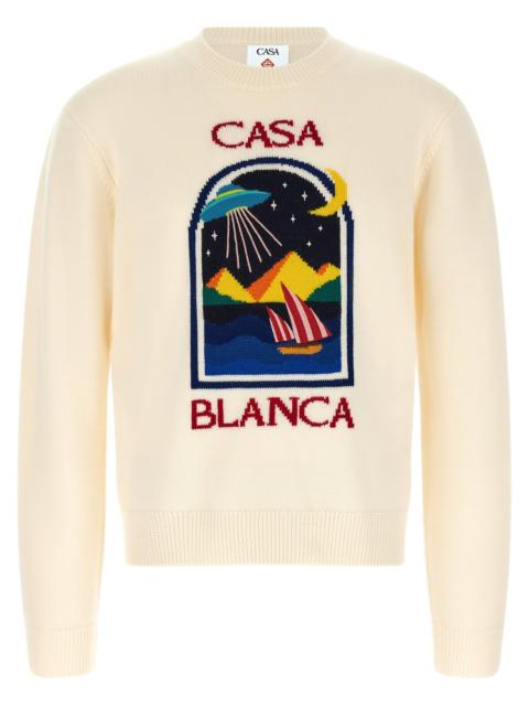 CASABLANCA Casablanca Men 'Pyramid Abduction' Sweater