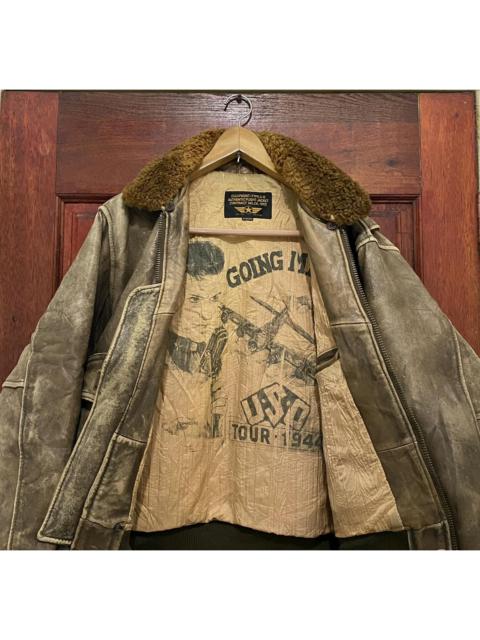 Other Designers VINTAGE USAF TYPE 2-B GAMARELLO GOING MY WAY TOUR 1944