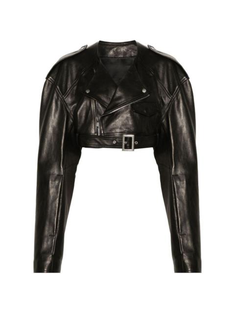 RICK OWENS LEATHER OUTERWEARS