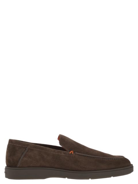 Santoni Santoni Men Suede Moccasin