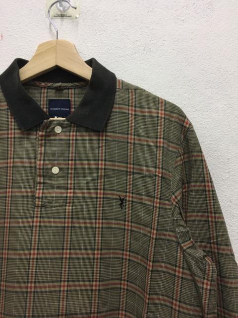 NUMBER (N)INE Number nine enfant tribble longsleeve polos shirt tartan