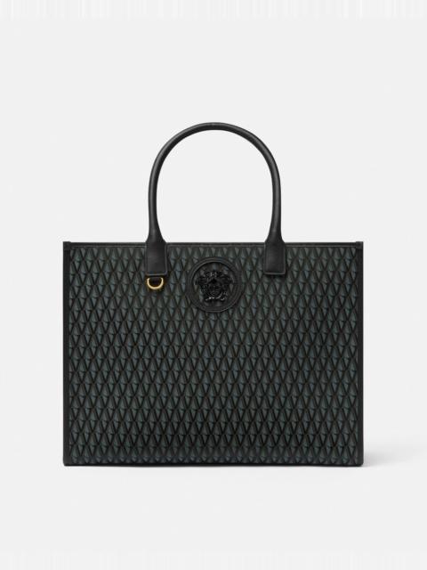 VERSACE V Allover La Medusa Large Tote Bag