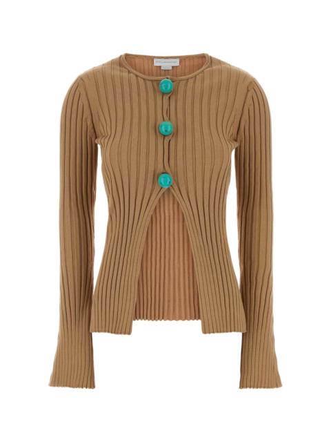 Stella McCartney Camel Cotton Cardigan