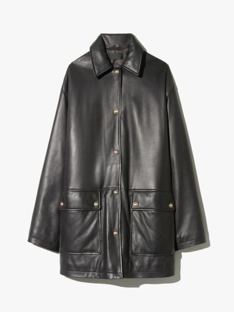 NILI LOTAN CORDEL LEATHER COAT