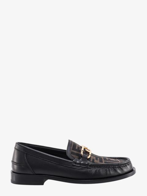 FENDI Fendi Men Fendi O' Lock Leather Loafer With Ff Insert