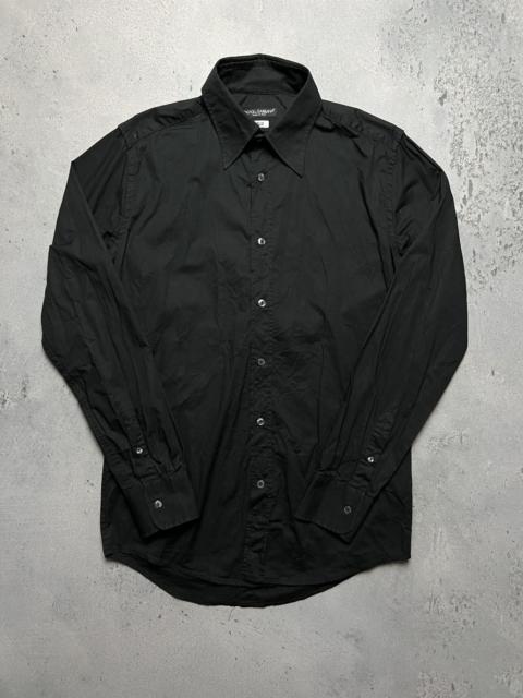 Dolce & Gabbana Dolce & Gabbana Vintage Full Black Long Sleeve Shirt Lux y2k