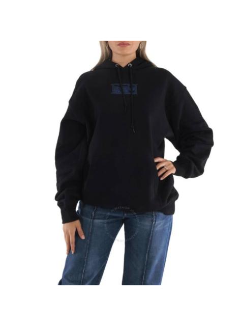 Y'S Ladies Black K Logo Embroidered Hoodie, Brand Size 3 (Medium)