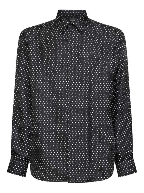 FENDI Fendi Button Dots Print Shirt