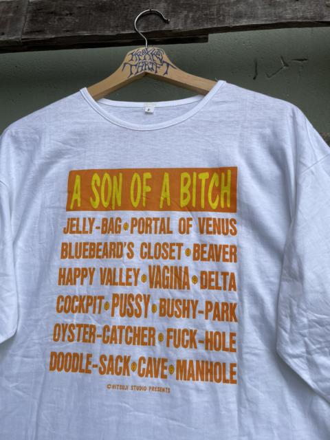 Other Designers Vintage - Vintage Son Of A Bitch Hitsuju Studio Nude Japan Tee