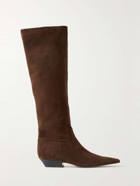 Marfa suede knee boots