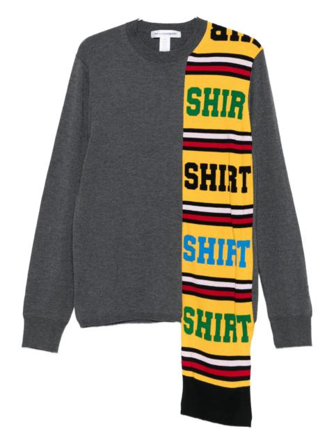 Comme des Garçons SHIRT Acrylic Wool Intarsia Sweater