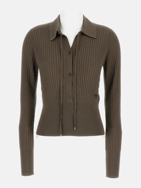 FENDI Ribbed wool sweater