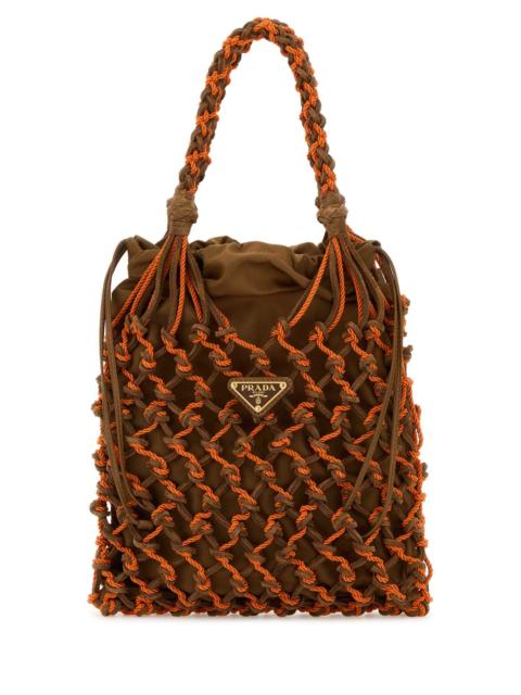 Prada Prada Women Two-Tone Mesh Handbag