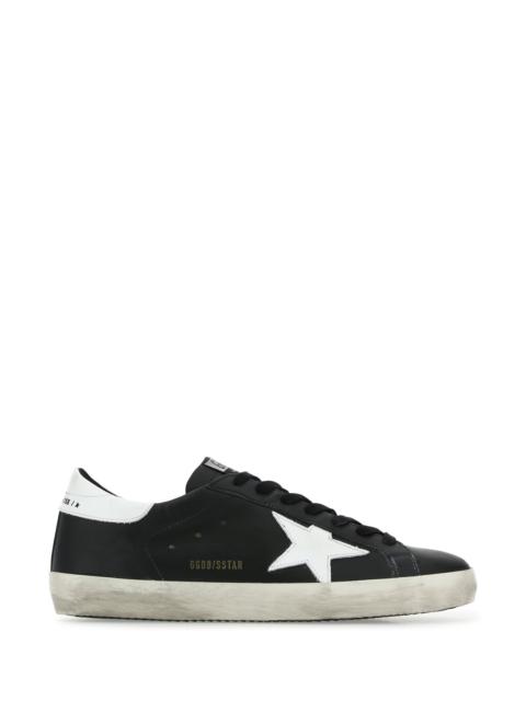 Golden Goose Black leather Super Star Classic sneakers