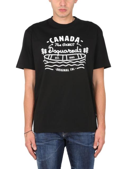 DSQUARED2 Dsquared Men Logo Print T-Shirt