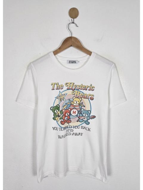 Hysteric Glamour Hysteric Glamour Bear Glasgow 1984 tee shirt