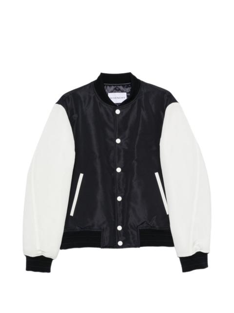 Givenchy Givenchy Men Logo Bomber Jacket