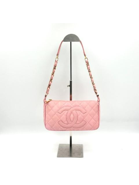 CHANEL Chanel No. 9 Pink Caviar Timeless Shoulder Bag