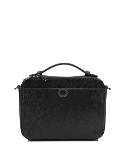 FERRAGAMO Ferragamo Gancini Small Crossbody Bag Black