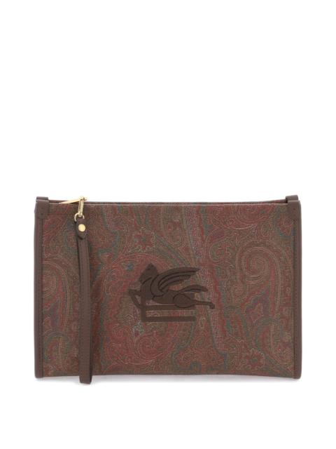 Etro Paisley Pouch With Embroidery Men
