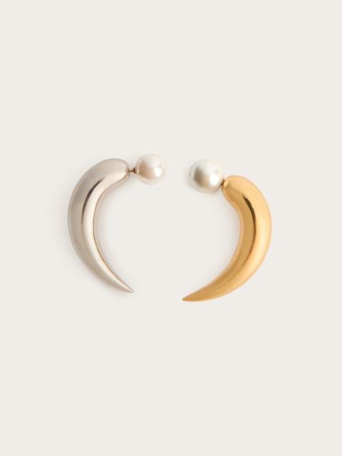 PUCCI HORN EARRINGS WITH PEARL
