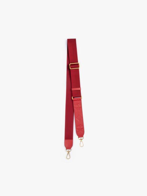 MCM Aren Webbing Shoulder Strap in Monogram Leather