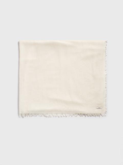 TOTEME Light wool blanket scarf off-white