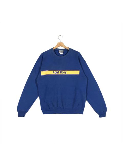Other Designers Vintage - Vintage 90s Girl Boy Sweatshirt