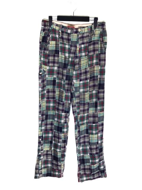 Other Designers Japanese Brand - Halation Patchwork Checkered Tartan Light Pant