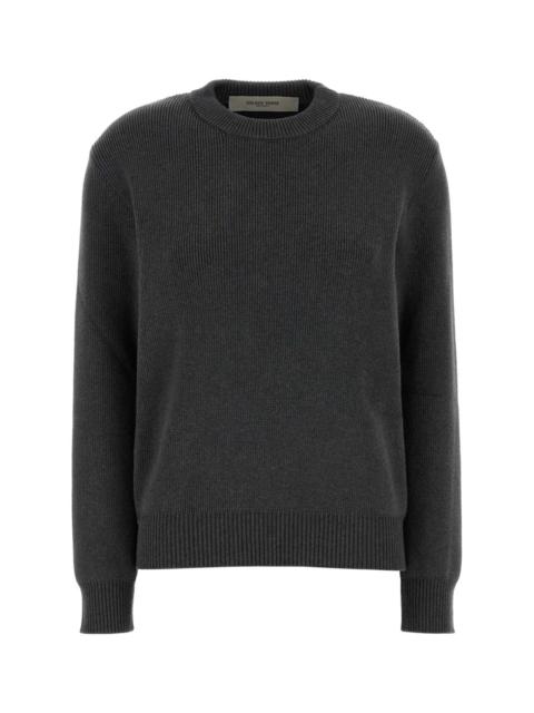 Golden Goose Golden Goose Deluxe Brand Women Charcoal Stretch Cotton Blend Dany Sweater