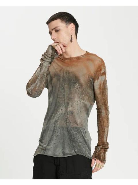 Other Designers Masnada Shale Knit Round Neck Lightweight Jumper Size XL