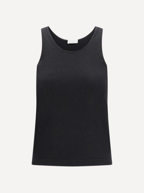Brunello Cucinelli Sparkling knit Tank Top